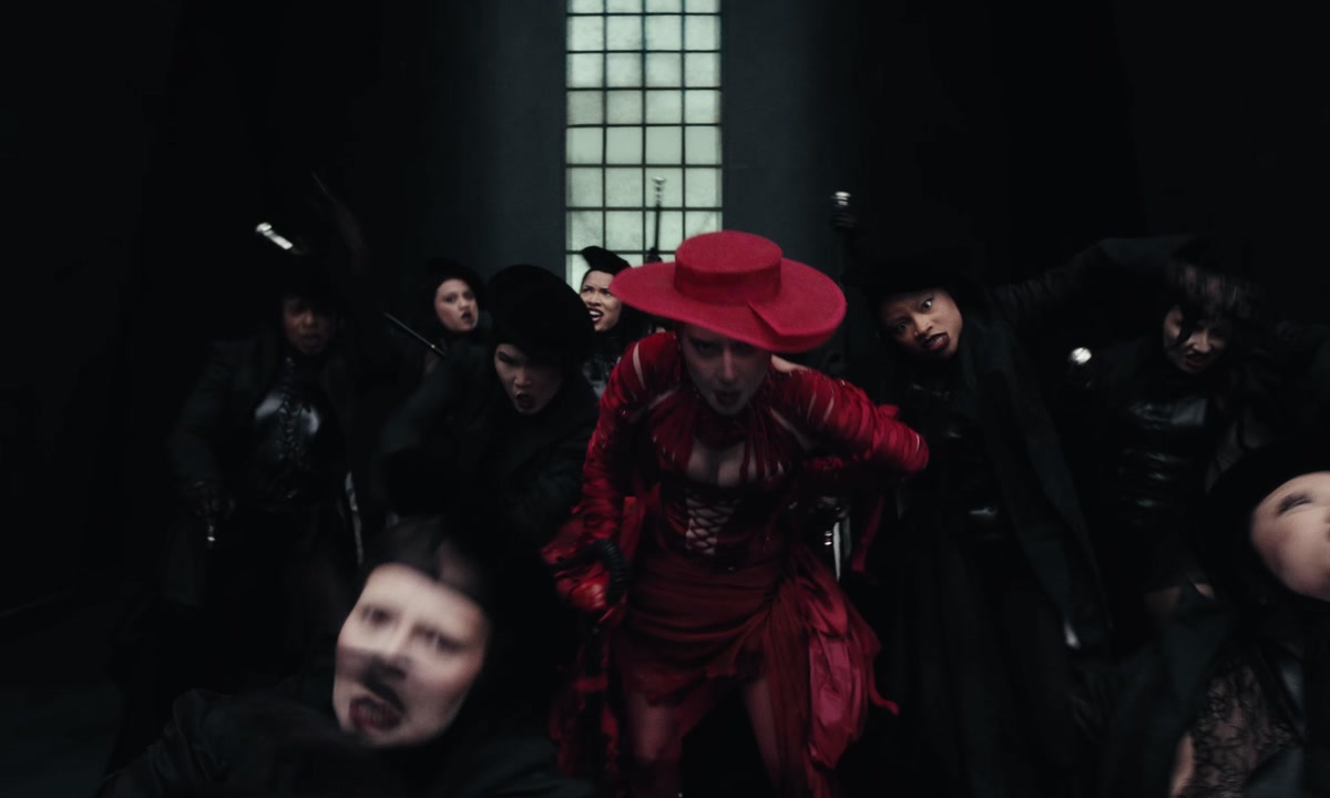 Abracadabra — Red Witch Dance: a frame of the trend video