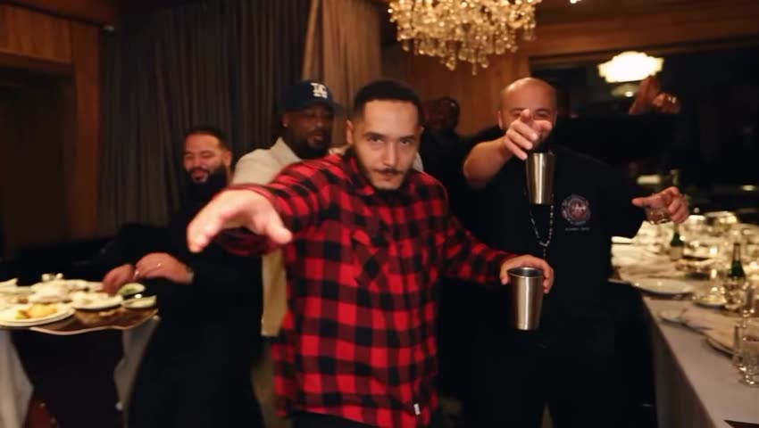 Drake Burning Bridges AI: a frame of the trend video