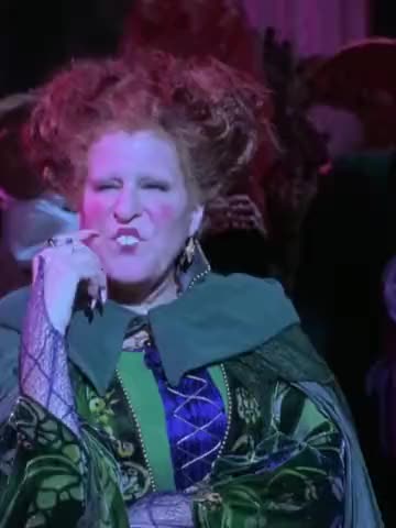 Hocus Pocus — irmãs Sanderson: um fotograma do vídeo da tendência