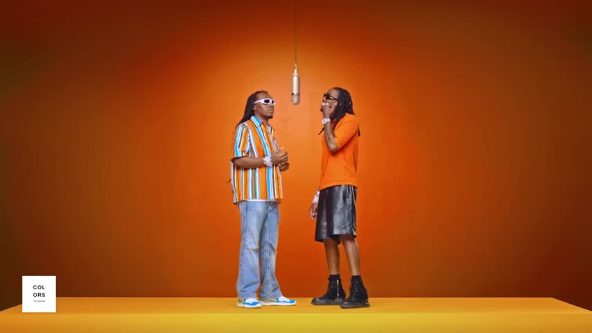 Hotel Lobby — Quavo and Takeoff: a frame of the trend video