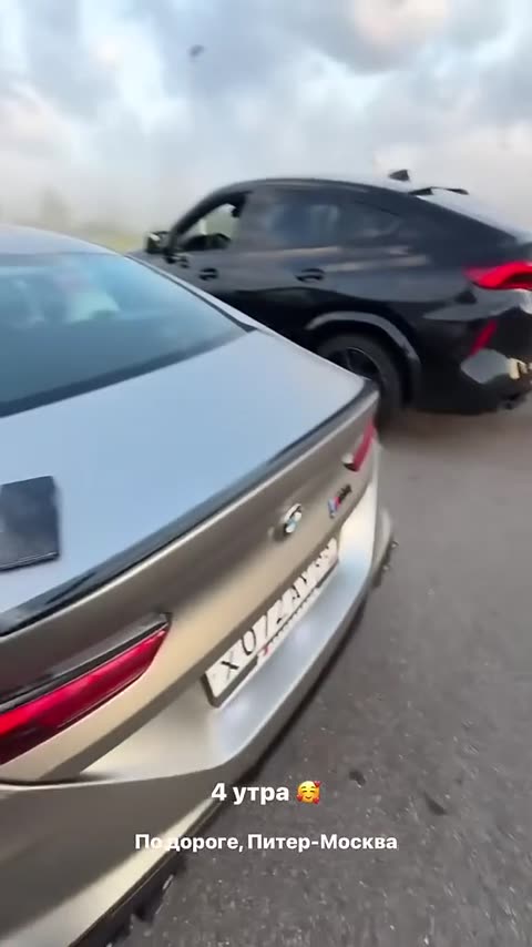 Litvin, Ravshan and Adel at the gas station: a frame of the trend video