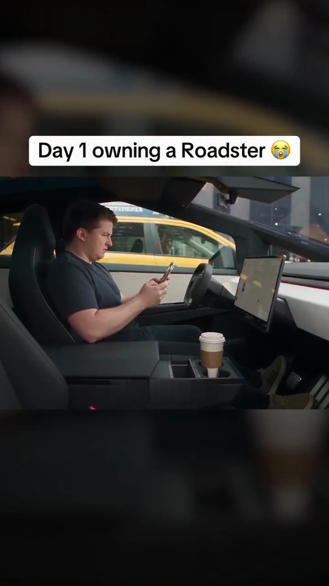 Tesla Roadster — 첫날: 트렌드 영상의 한 장면