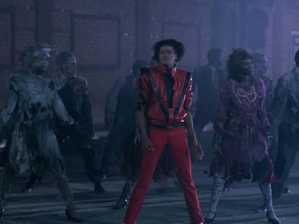 Thriller — dança estendida: um quadro do vídeo da trend