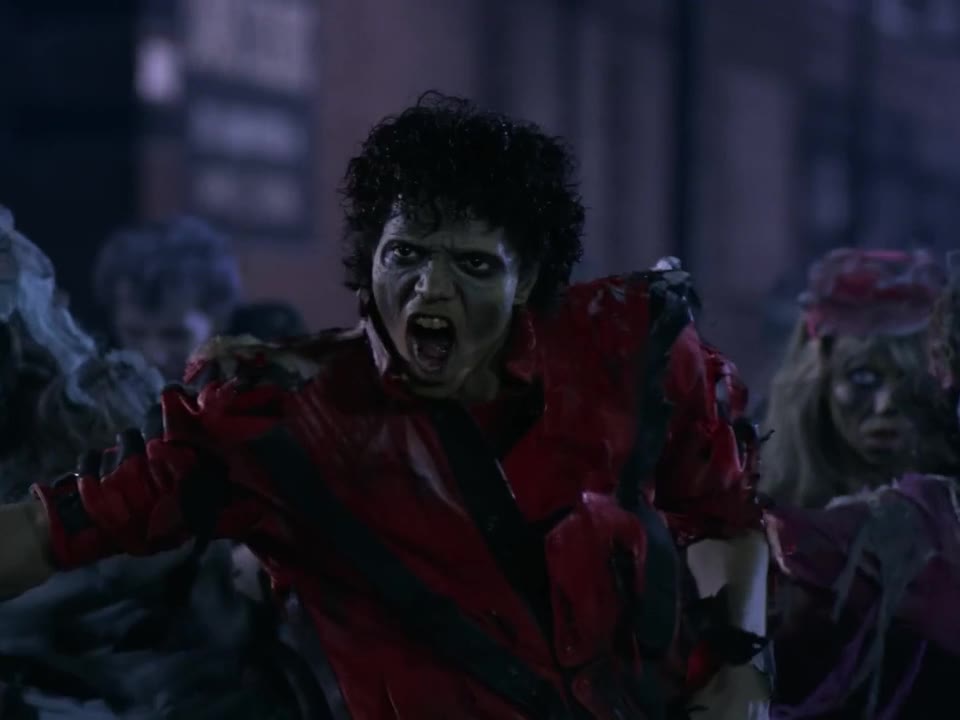 Thriller — Michael Jackson: a frame of the trend video