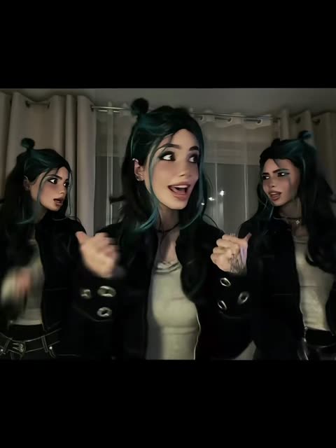 Tselovatsya Hardtekk — clones com IA: trio e solo: um fotograma do vídeo da tendência